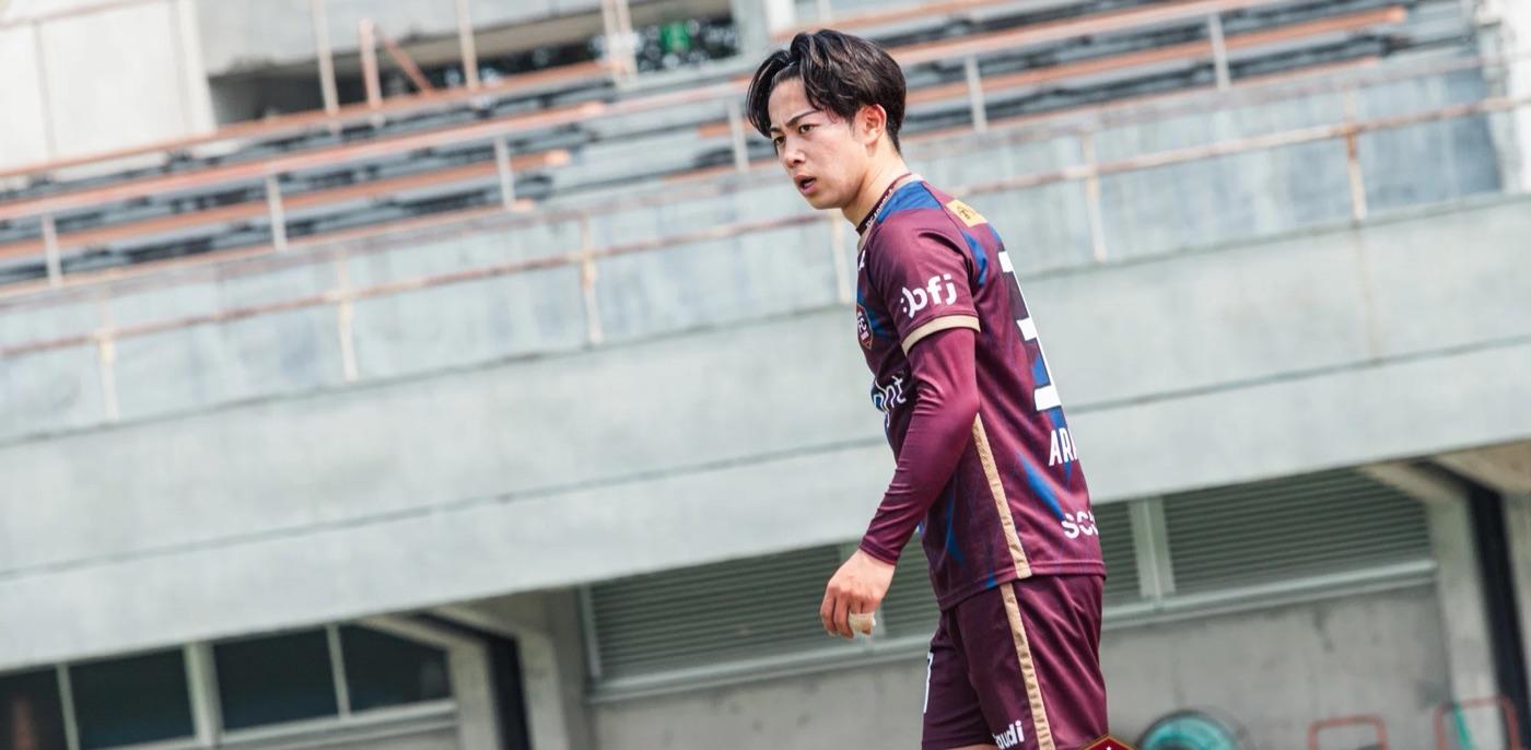 荒川永遠 IKOMA FC NARAでの試合中の様子